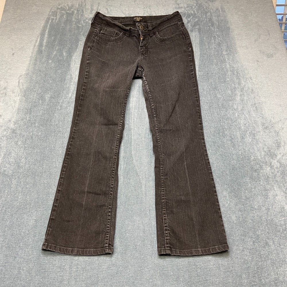 Riders by Lee Jeans Womens 8P Black Denim Cotton Slender Stretch Bootcut Leg